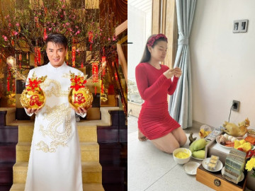 Đàm Vĩnh Hưng được tặng rồng vàng, Phương Trinh Jolie gây choáng với xấp tiền khủng cúng vía Thần tài