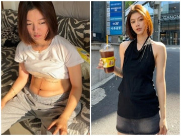 Giảm 16kg sau khi sinh con, bà mẹ nhìn trẻ đẹp như gái đôi mươi