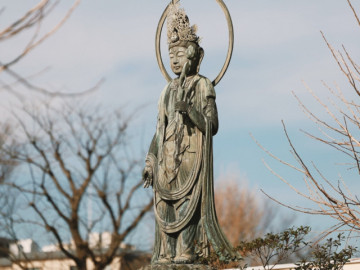 Đầu xuân, cầu an tại ngôi chùa 1.400 năm tuổi ở Tokyo