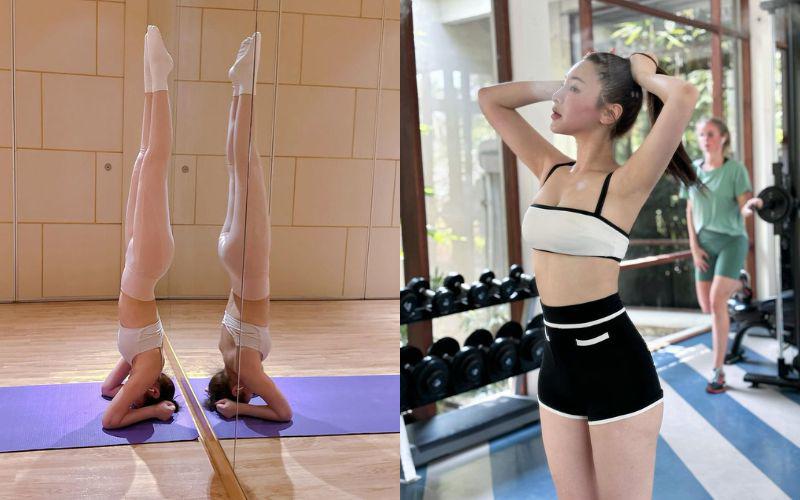 ...thì việc tập gym, cardio hay yoga cũng là những phương pháp tập tành giúp Wei Yuxin tăng cơ, giảm mỡ.
