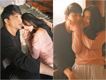 Sau khi úp mở chuyện đám cưới, Quỳnh Kool lại được ủng hộ phim giả tình thật với B Trần