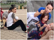 Làm mẹ - Nổi tiếng và giàu có, Hồ Ngọc Hà vẫn cho Lisa Leon ngồi lề đường ăn khoai bình dân