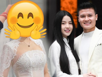 Hậu trường thử váy cưới của vợ Quang Hải, nhan sắc thay đổi nhẹ khiến dân tình quay xe