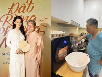 Bùi Lan Hương về chung nhà với đạo diễn Dũng Khùng, hé lộ tổ ấm hạnh phúc ngày đầu năm bên bạn trai tóc bạc