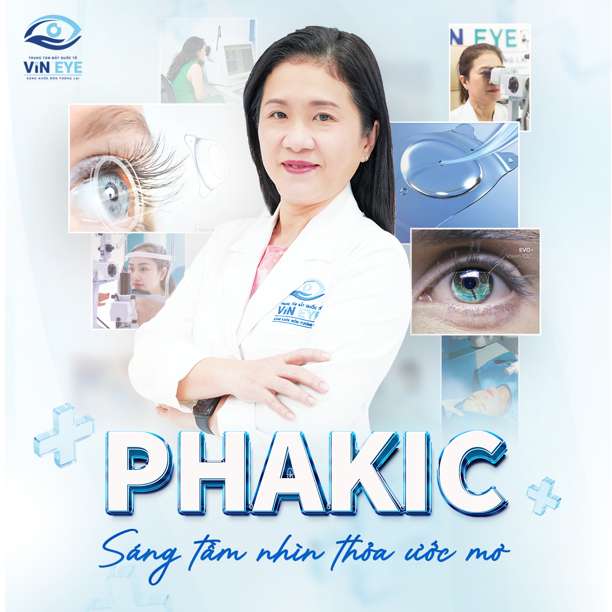 Phakic ICL - Phương pháp cho người cận, viễn cao