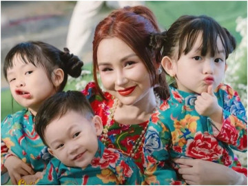  Cô Tiên miền Tây   27 tuổi sở hữu   gia tài   là 3 con và anh chồng điểm 10, càng đẻ lại càng đẹp