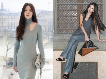 Đối lập đại sứ Song Hye Kyo, Quỳnh Anh Shyn dù đụng hàng vẫn chất, vừa đến Milan Fashion Week đã gây sốt