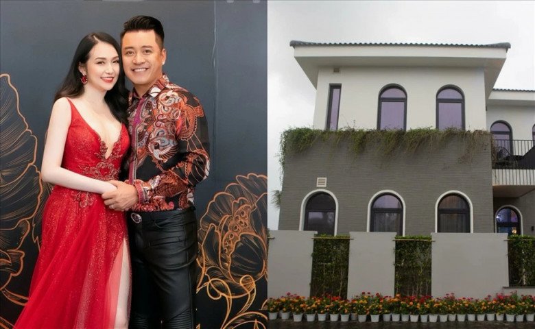 Cụ thể, dịp kỷ niệm tám năm ngày cưới, Tuấn Hưng tặng vợ - Hương Baby - biệt thự 270 m2, nằm sát bãi biển An Bàng, trị giá 50 tỷ đồng. 
