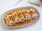 Bếp Eva - Cuối tuần đổi vị với củ cải cuộn thịt gà hấp vừa đơn giản, dễ làm lại ngon miệng