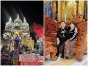 Tin tức - Choáng ngợp tòa lâu dài dát vàng "khủng" của đại gia Nghệ An, dịp Tết Giáp Thìn trang hoàng rực rỡ dù chưa vào ở