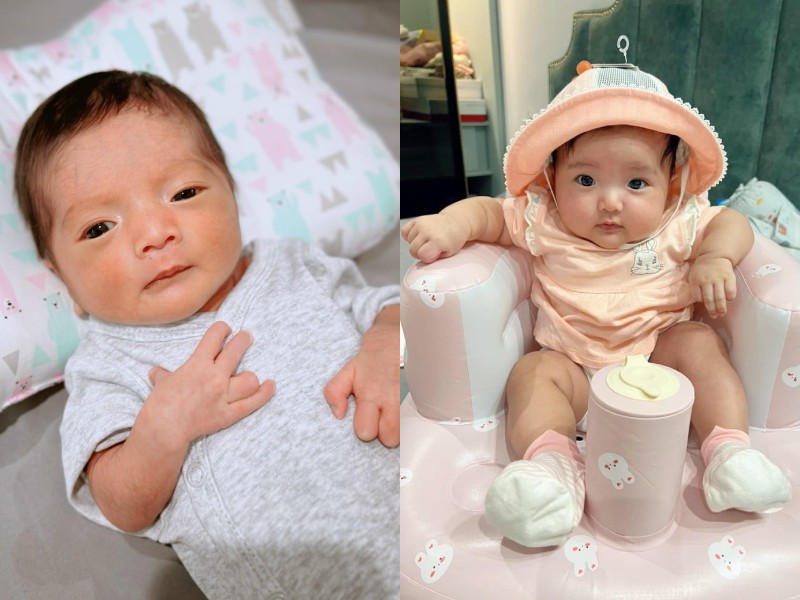 Bé Lisa tên thật là Thùy Linh, nặng 2,3 kg khi chào đời vào tháng 9/2023 bằng phương pháp sinh mổ. Nhìn lại hình ảnh ban đầu, nhóc tì nằm gọn trong lòng bố mẹ nay đã lớn nhanh trông thấy.

