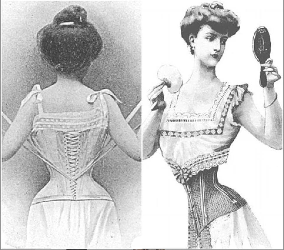 Corset xuất hiện vào khoảng thế kỷ 14, được nhiều các mỹ nhân thời đó ứng dụng để bóp chặt chiếc eo. Ngày nay corset có nhiều biến tấu, đổi mới để trân trọng cơ thể của phái đẹp hơn.