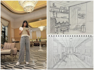 Ái nữ cao gần 1m8 của Bình Minh 15 tuổi đã bộc lộ tài năng thiên bẩm, dự đoán là kiến trúc sư giỏi trong tương lai