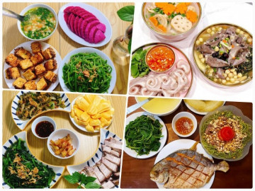 Những mâm cơm chỉ 3 món vừa ngon lại đậm đà, hợp cho người bận rộn