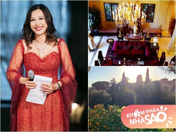 Hoa hậu giàu bậc nhất Việt Nam từng sống trong biệt thự dát vàng 24K, nay có villa rộng lớn và nhà vườn 10.000 m2