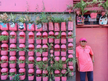 Căn nhà toàn màu hồng của người đàn ông Sài Gòn