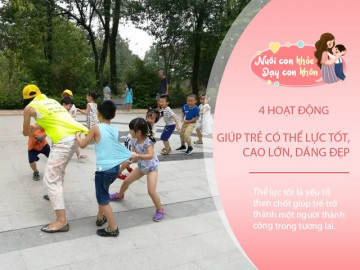 Trẻ em thích thể thao quanh năm ít ốm đau, 4 hoạt động nên làm cùng con