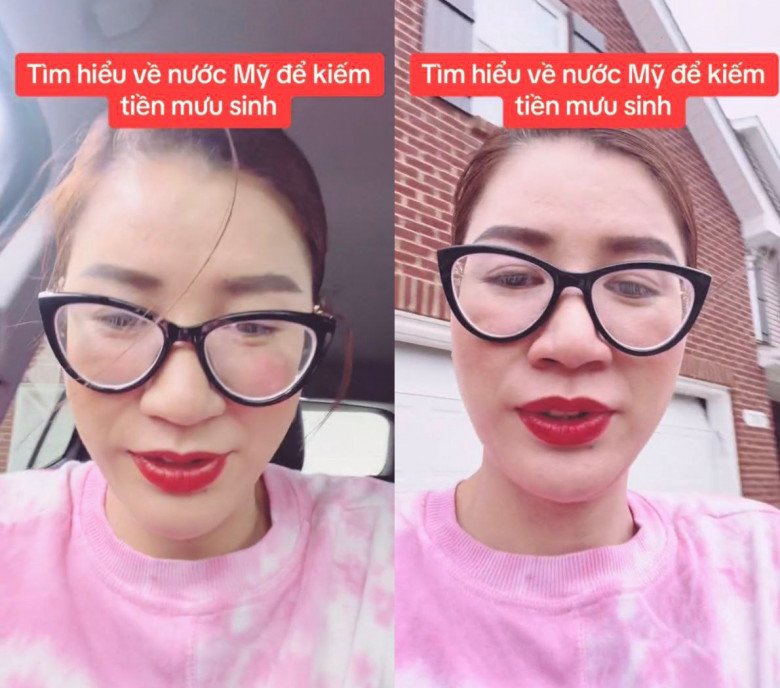 Trang Trần chia sẻ việc mưu sinh ở Mỹ.