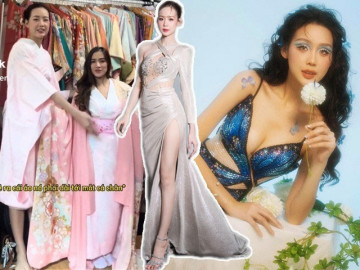 Á hậu là con gái bác sĩ mặc đồ tốn vải vì cao gần 1m9, vẫn khoe đường cong cực khéo