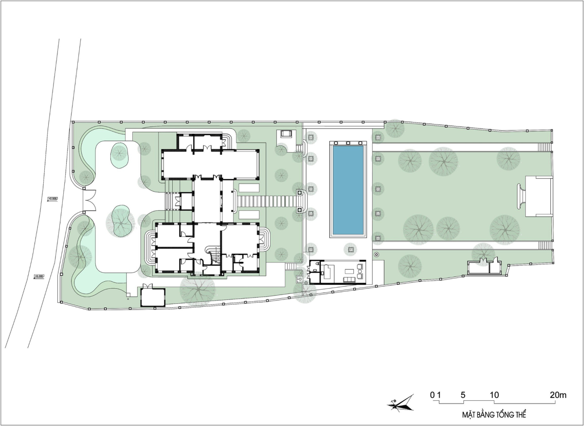 Biệt thự 2.200 m2 kết hợp kiến trúc đồng quê Việt - Pháp - 6