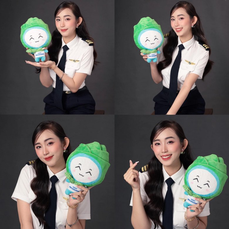 Trang Nhung với ảnh profile khi diện đồng phục khiến dân tình xuýt xoa. Người đẹp gen Z sở hữu gương mặt trái xoan, nụ cười tươi tắn.