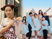 Thời trang - Con gái Lý Hải - Minh Hà 10 tuổi mặc croptop, khoe chân dài gần bằng mẹ gây ngỡ ngàng
