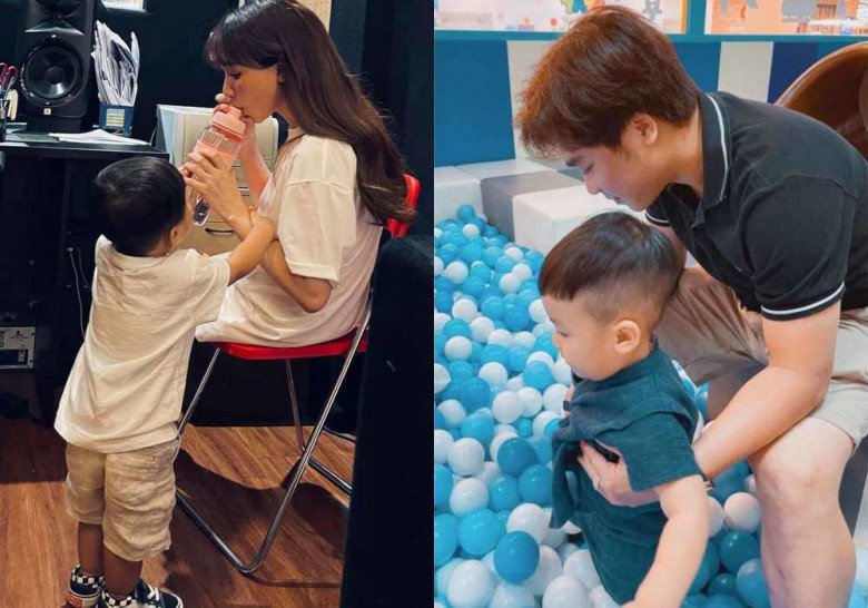 Dù bố mẹ chia tay, bé Bo vẫn lớn lên với đầy đủ tình thương từ 2 bên gia đình.