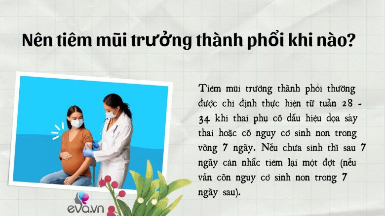 Tiêm trưởng thành phổi là gì và những điều mẹ bầu có nguy cơ sinh non cần biết - 4