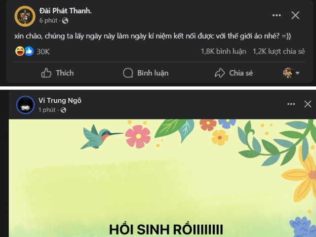 Facebook hoạt động trở lại, cư dân mạng cùng các page lớn nhộn nhịp như amp;#34;đón giao thừaamp;#34; - 1