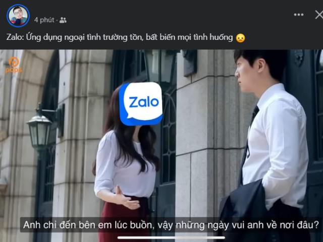 Zalo là ứng dụng được nhiều người lựa chọn trong thời gian Facebook gặp sự cố, nhiều tình huống gây cười cũng bắt đầu từ đây.