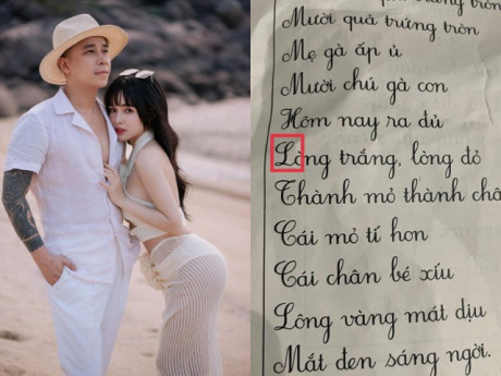 Lê Hoàng (The Men) dạy con "chữ L viết hoa" là con rắn, gây tranh cãi vì lời nhận xét về "giáo dục Việt Nam"
