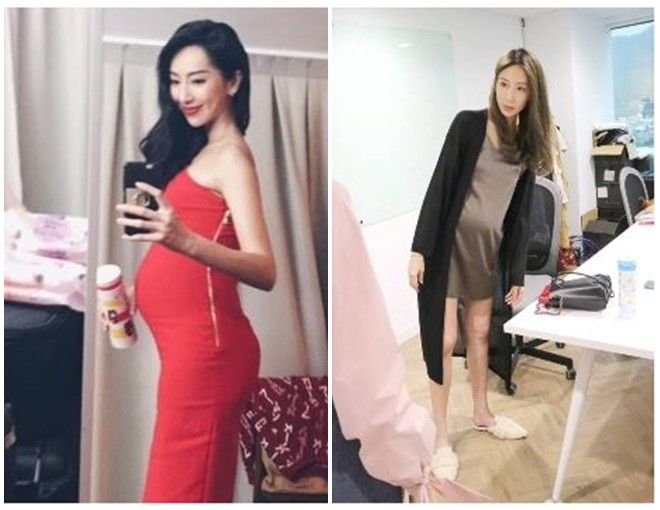 Tùy Đường vẫn nhỏ nhắn khi mang bầu.
