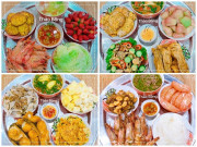 Bếp Eva - 9X khoe hơn 20 mâm cơm nhà ngon miệng nhưng vẫn tự nhận vụng về, ai thấy cũng khen