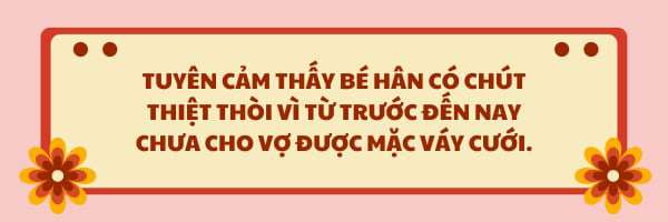 Quách Ngọc Tuyên: Tôi thương amp;#34;bé Hânamp;#34;  thiệt thòi chưa được mặc váy cưới, U50 vẫn chăm con cùng vợ đến 2 giờ sáng - 6