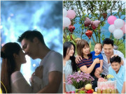 Yêu - Phản ứng của bà xã Mạnh Trường khi xem chồng đóng cảnh hôn nhau với Huyền Lizzie