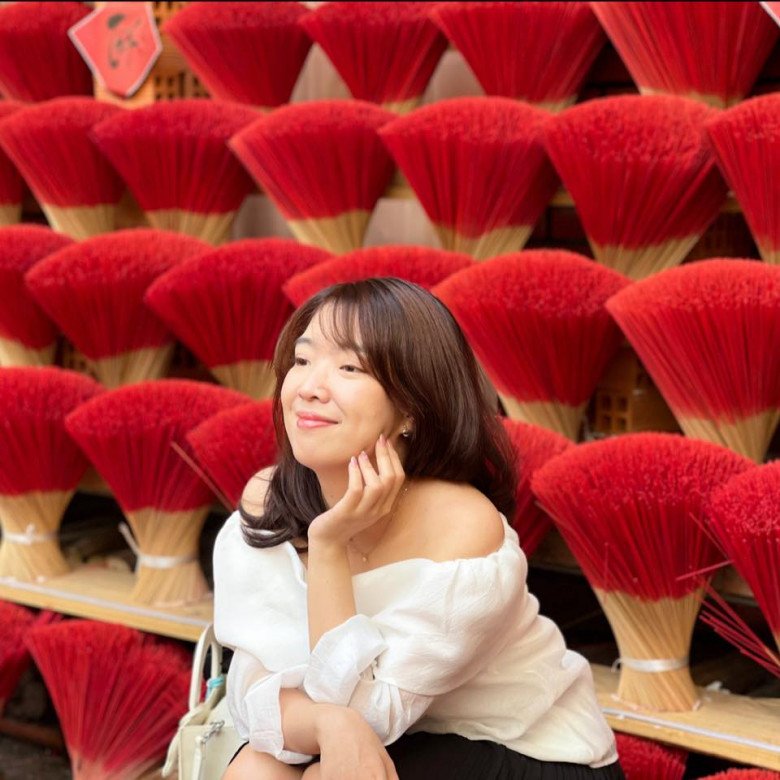 Chị Trần Phan Thanh Huyền làm kinh doanh online