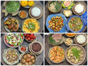 Bếp Eva - Mẹ đảm khoe 14 mâm cơm nhà nhìn thèm chảy nước miếng, cứ vào bếp là phải chỉn chu nhất có thể