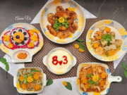 Bếp Eva - Gợi ý mâm cơm đơn giản cho ông xã vào bếp đãi vợ ngày 8/3