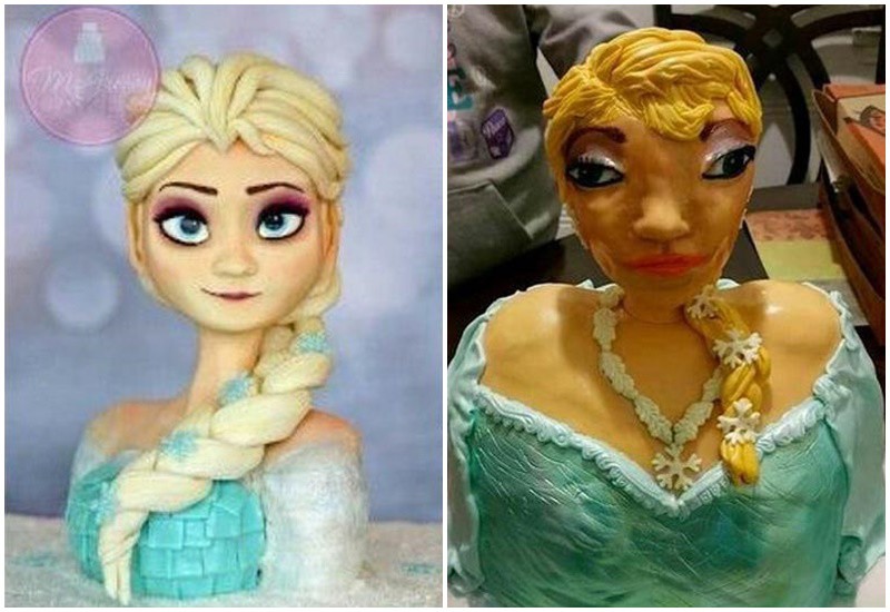'Elsa chắc không dám nhận kia là mình'.
