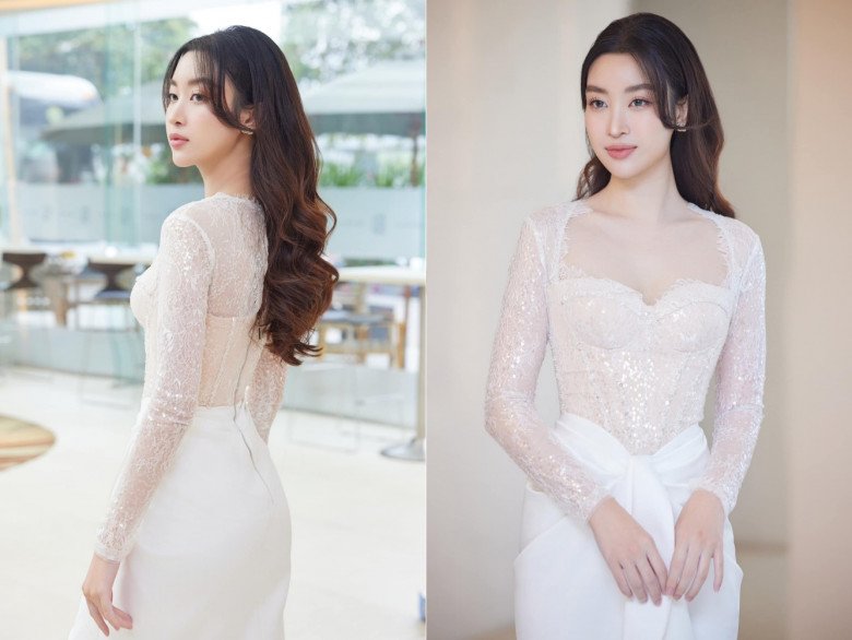 Xuất hiện trước ống camera thường tại sự kiện, mẹ bỉm một con khoe nhan sắc đằm thắm, ngọt ngào.