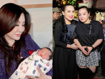 Cháu ngoại Phi Nhung mới chào đời ở Mỹ, diện mạo em bé giống bà quá cố