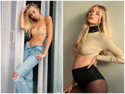 Bà bầu - Nữ siêu mẫu nổi tiếng mang bầu vẫn đẹp như thiên thần khiến ai cũng ganh tị