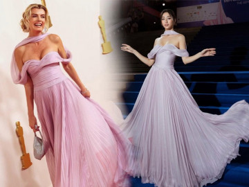 Thảm đỏ Oscar 2024 "bùng nổ" dàn mỹ nhân diện xiêm y lộng lẫy, có một thiết kế Việt chiếm sóng