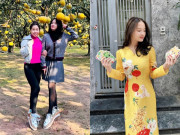 Bé Nhím Bố ơi mình đi đâu thế diện tất lưới khoe chân, bố mẹ nhận câu hỏi: Nuôi con kiểu gì cao thế?