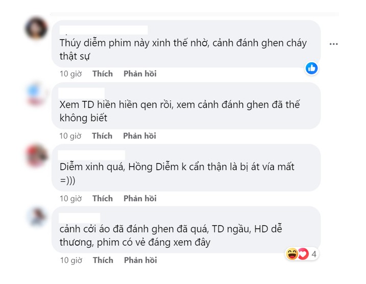 Bên dưới bài đăng của các diễn đàn bàn luận phim, cư dân mạng rất thích thú và phấn khích trước tạo hình vai diễn của bà xã Lương Thế Thành. Thậm chí có một số còn cho rằng, vẻ cool ngầu của Thúy Diễm có thể sẽ lấn át vẻ xinh đẹp, dịu dàng của Hồng Diễm trong phim.