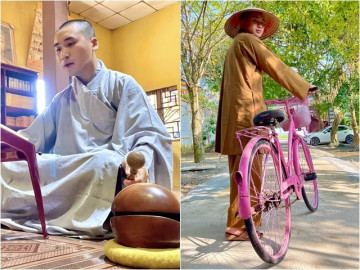Vlogger Huy Cung xuống tóc đi tu sau biến cố hôn nhân: Cuộc sống trong chùa bận rộn nhưng nó lạ lắm