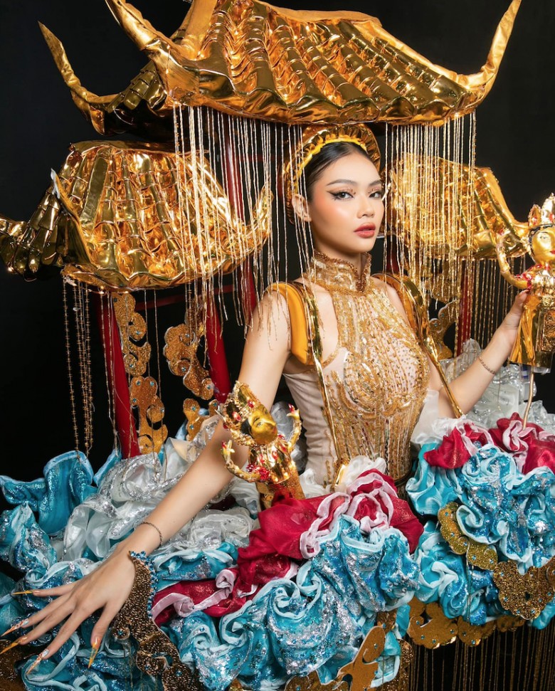 Thanh Trâm từng thử sức trong cuộc thi Miss Grand Việt Nam.