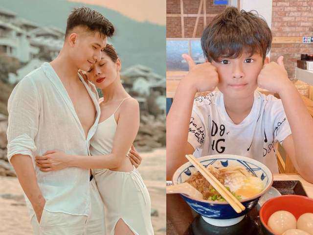 Trước đó, dân mạng nhiều lần khen ngợi bé Kỳ Anh trông giống bạn trai của mẹ.