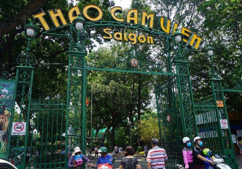 Lối vào cổng Thảo cầm viên ở TPHCM. Ảnh: Internet