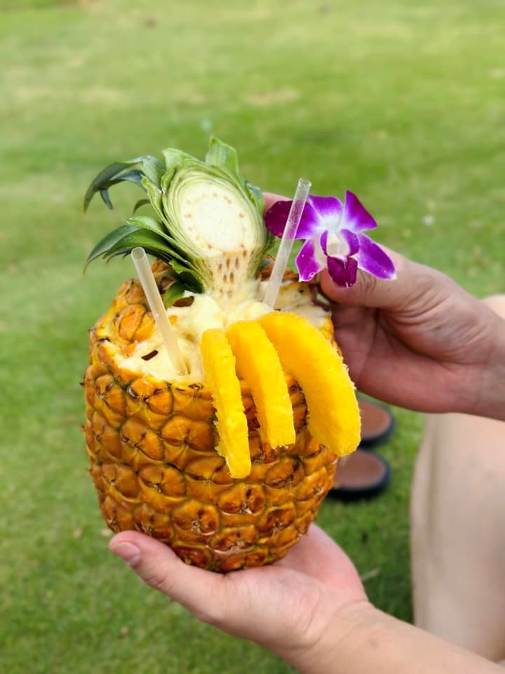 Bổ sung nước ép là bí quyết để có thai kỳ khoẻ mạng của Phương Oanh.